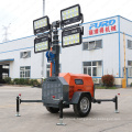 FZMTC-1000B 4x1000w 7m Manual High Mast Mobile Portable LED Light Tower